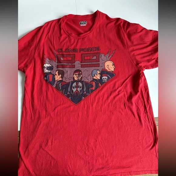 Star Wars Lot Of 3 Graphic T-shirt Clone Force, Droids & Darth Vader - Picture 11 of 11